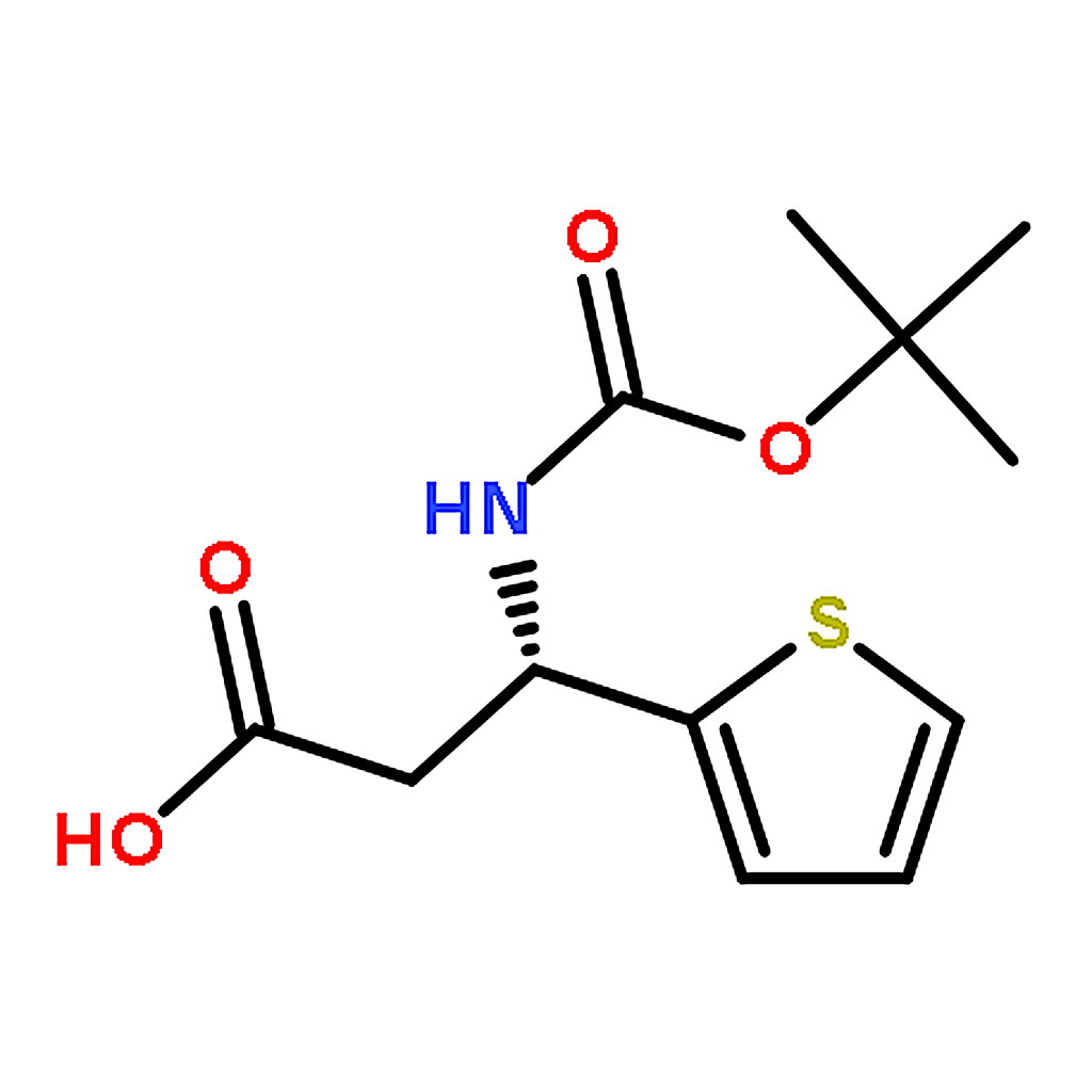 RHAWN (S)-3-((tert-Butoxycarbonyl)amino)-3-(thiophen-2-yl)propanoic acid