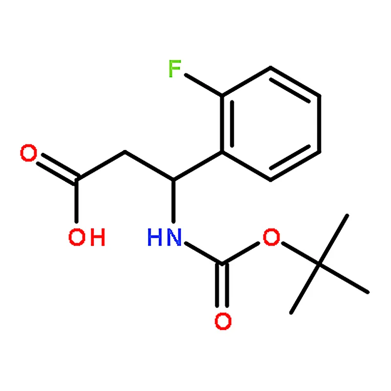RHAWN (S)-3-((tert-Butoxycarbonyl)amino)-3-(2-fluorophenyl)propanoic acid