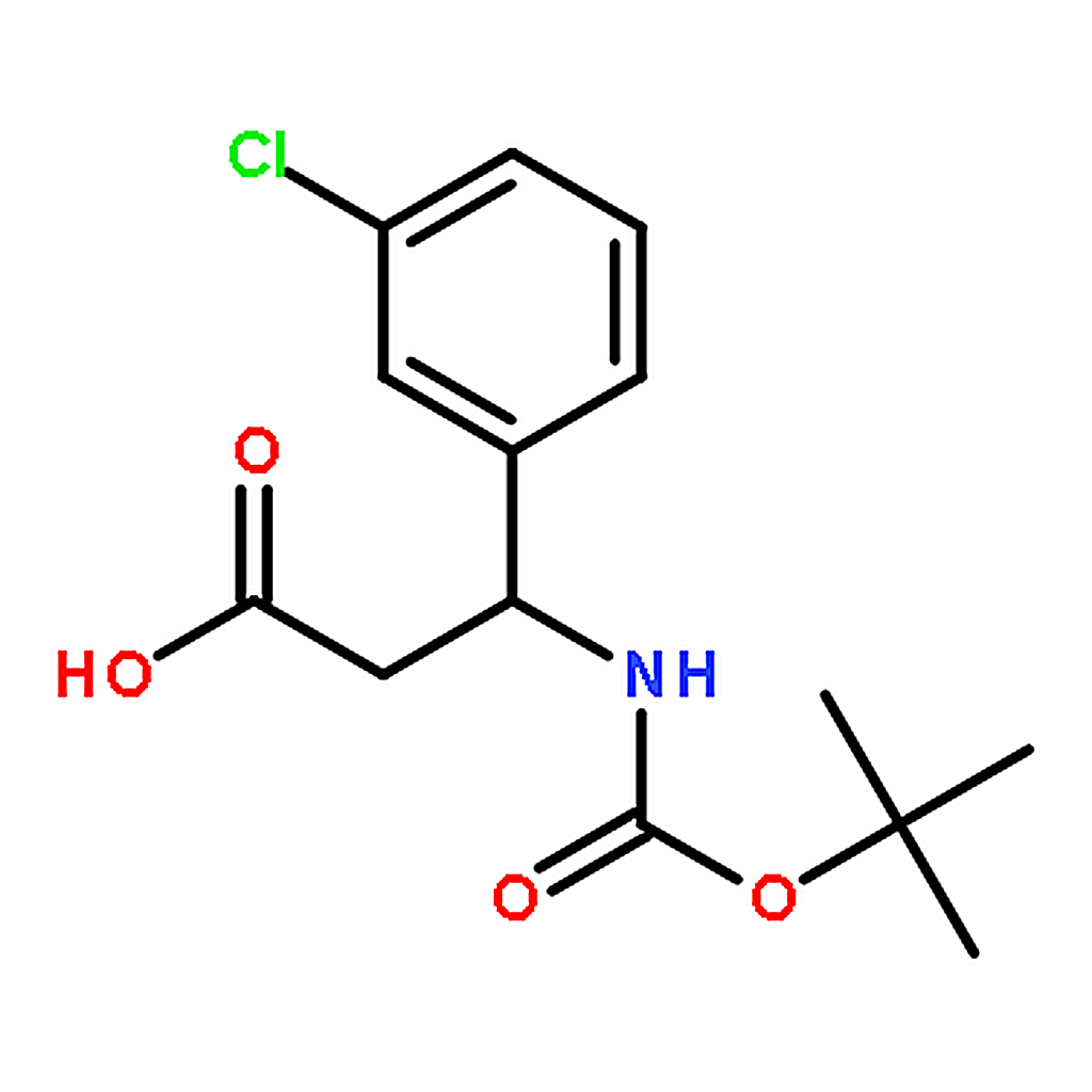 RHAWN (S)-3-((tert-Butoxycarbonyl)amino)-3-(3-chlorophenyl)propanoic acid