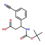 RHAWN (S)-3-((tert-Butoxycarbonyl)amino)-3-(3-cyanophenyl)propanoicacid
