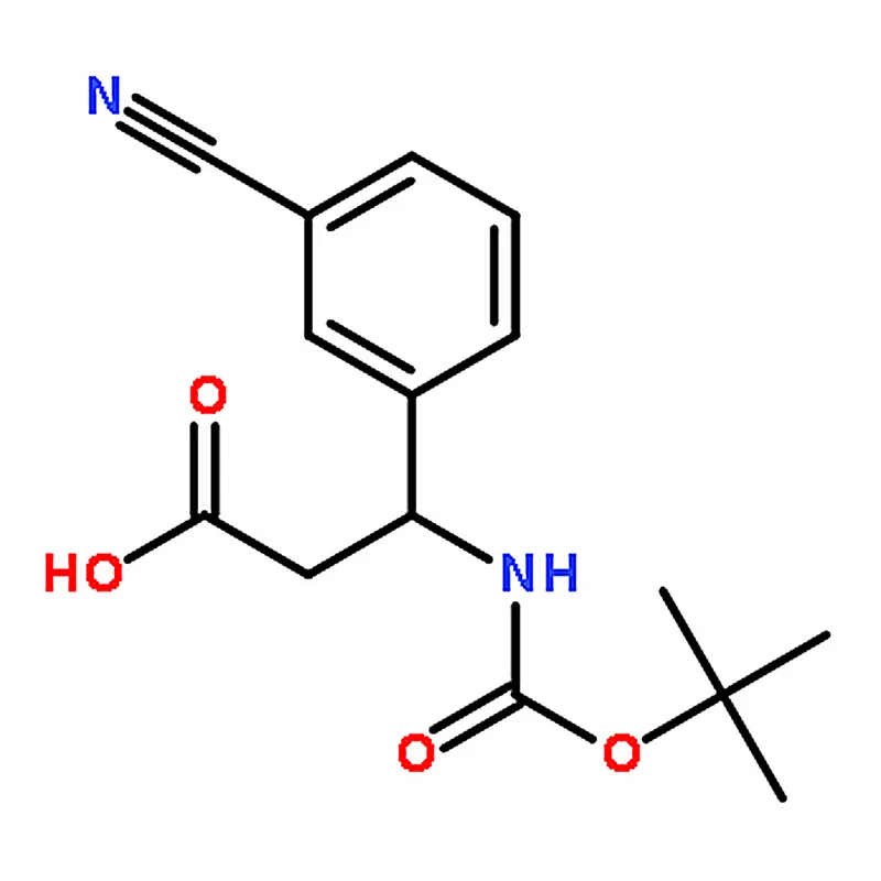 RHAWN (S)-3-((tert-Butoxycarbonyl)amino)-3-(3-cyanophenyl)propanoicacid