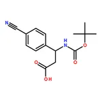 RHAWN (S)-3-((tert-Butoxycarbonyl)amino)-3-(4-cyanophenyl)propanoic acid