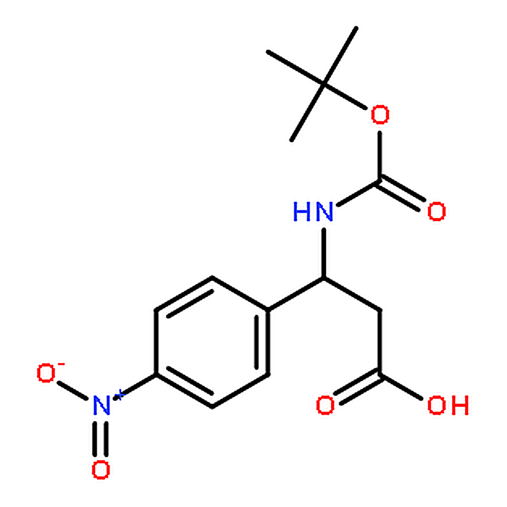 RHAWN (R)-3-((tert-Butoxycarbonyl)amino)-3-(4-nitrophenyl)propanoic acid