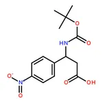 RHAWN (R)-3-((tert-Butoxycarbonyl)amino)-3-(4-nitrophenyl)propanoic acid