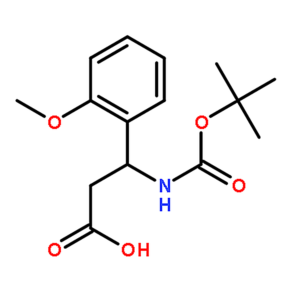 RHAWN (R)-3-((tert-Butoxycarbonyl)amino)-3-(2-methoxyphenyl)propanoic acid