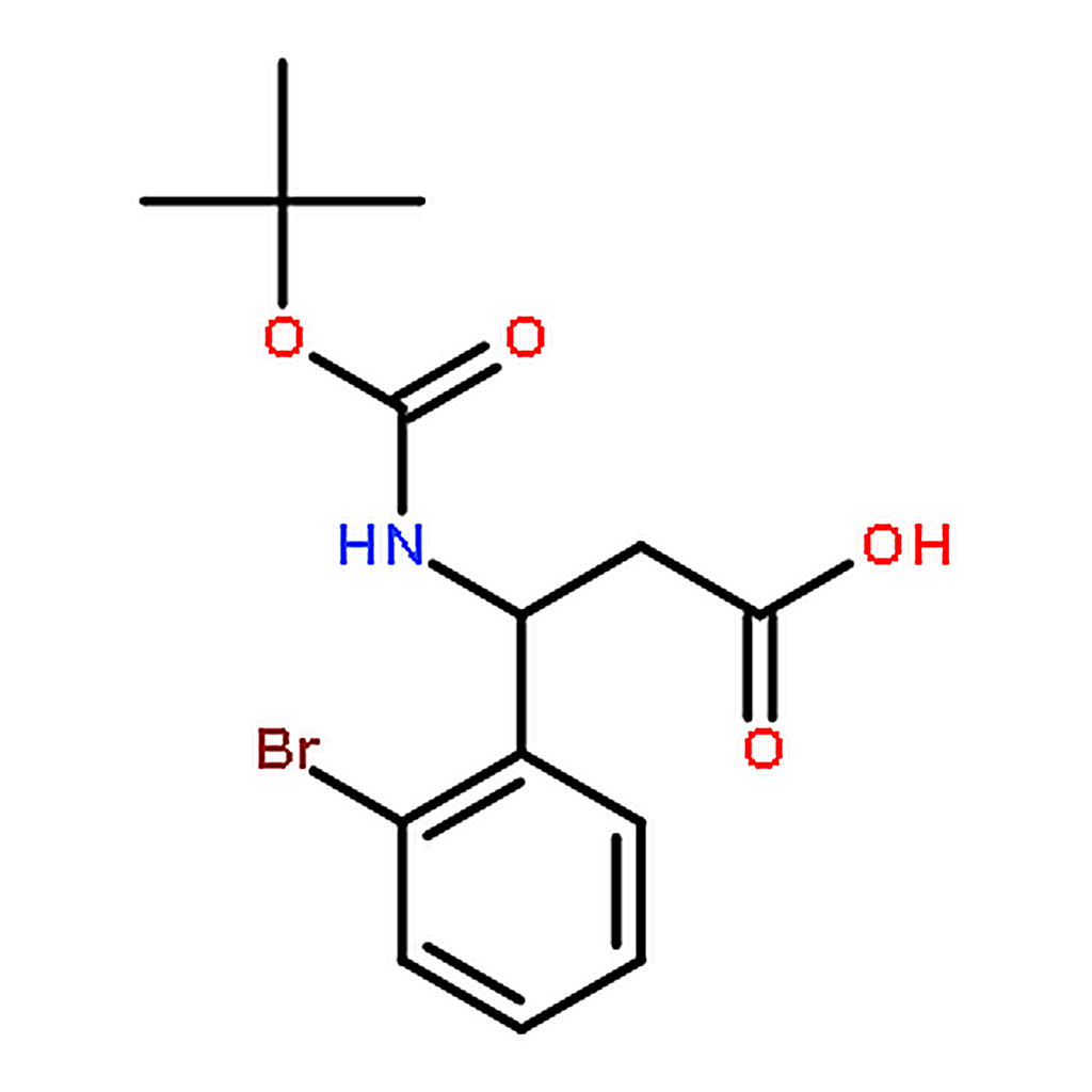RHAWN (R)-3-(2-Bromophenyl)-3-((tert-butoxycarbonyl)amino)propanoic acid