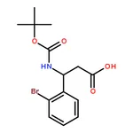 RHAWN (R)-3-(2-Bromophenyl)-3-((tert-butoxycarbonyl)amino)propanoic acid