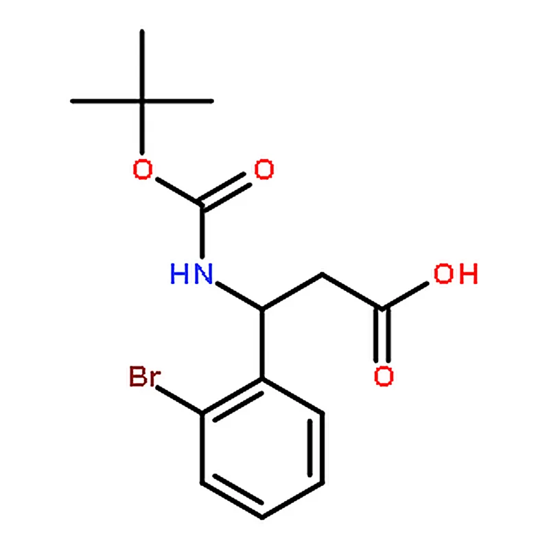 RHAWN (R)-3-(2-Bromophenyl)-3-((tert-butoxycarbonyl)amino)propanoic acid