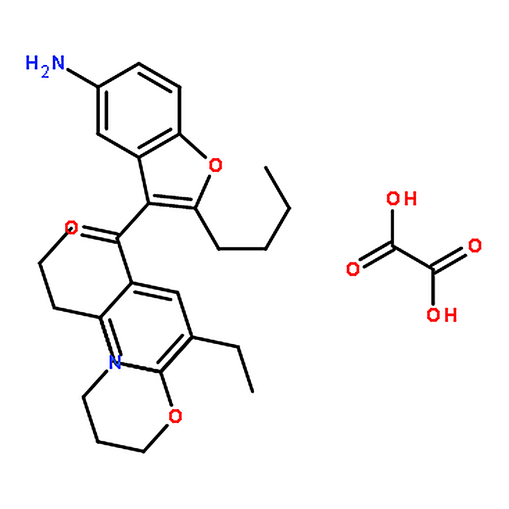 RHAWN (5-Amino-2-butylbenzofuran-3-yl)(4-(3-(dibutylamino)propoxy)phenyl)methanone oxalate
