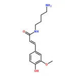RHAWN (E)-N-(4-aminobutyl)-3-(4-hydroxy-3-methoxyphenyl)prop-2-enamide