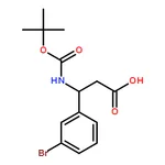 RHAWN (R)-3-(3-Bromophenyl)-3-((tert-butoxycarbonyl)amino)propanoic acid