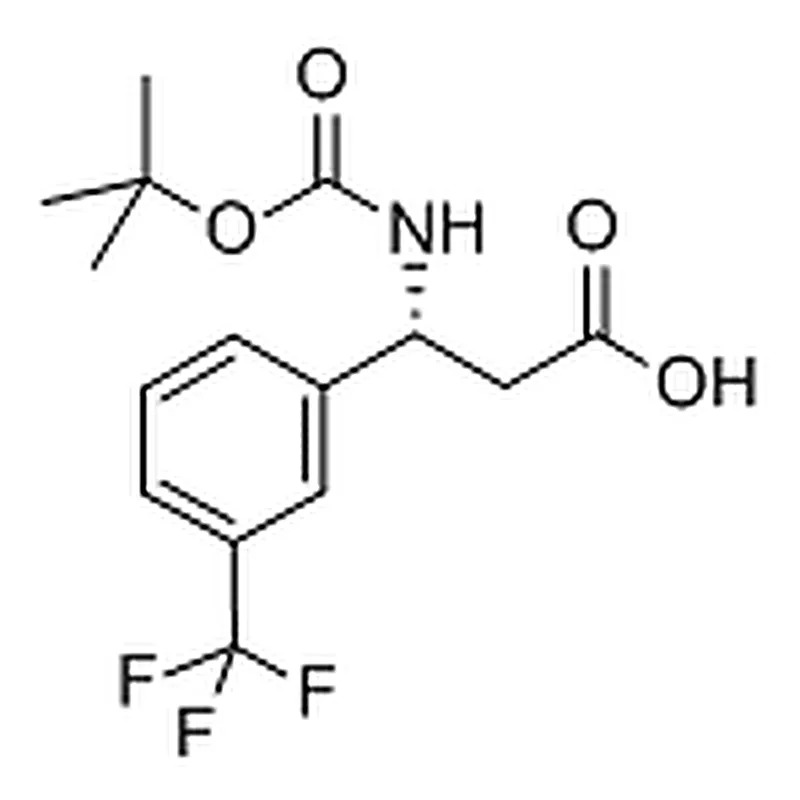 RHAWN (R)-3-((tert-Butoxycarbonyl)amino)-3-(3-(trifluoromethyl)phenyl)propanoic acid