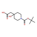 RHAWN 2-(1-(tert-Butoxycarbonyl)-4-hydroxypiperidin-4-yl)acetic acid