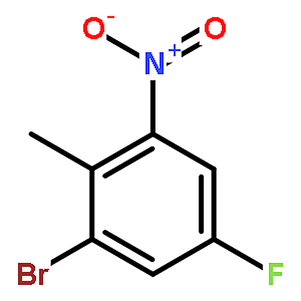 RHAWN 1-Bromo-5-fluoro-2-methyl-3-nitrobenzene