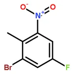 RHAWN 1-Bromo-5-fluoro-2-methyl-3-nitrobenzene
