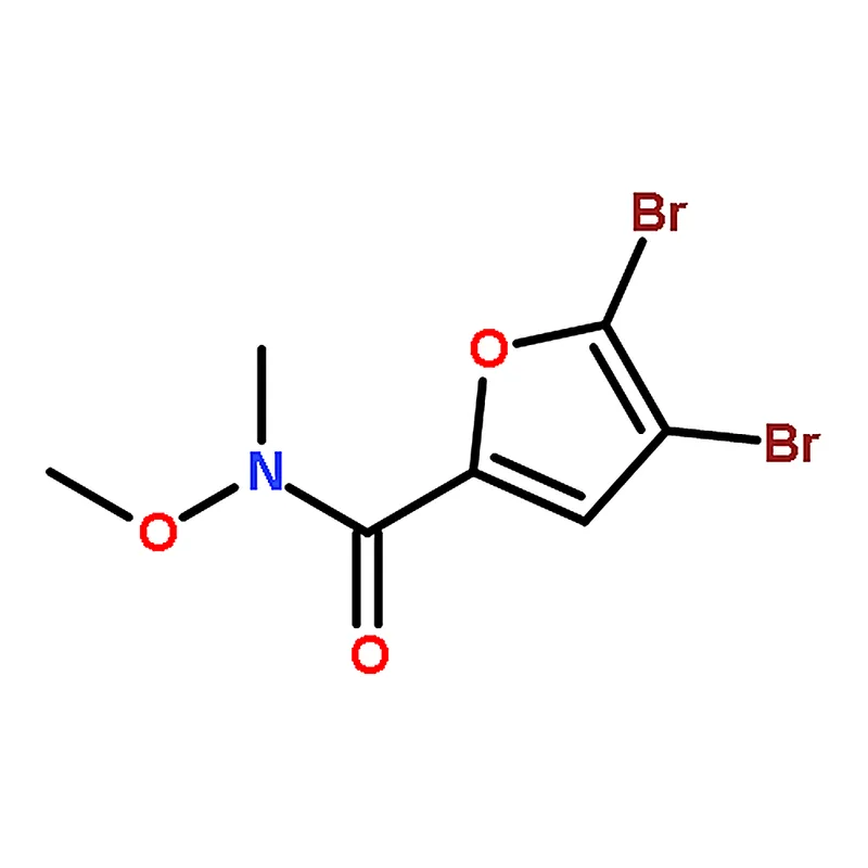 RHAWN 4,5-Dibromo-<i>N</i>-methoxy-<i>N</i>-methyl-2-furancarboxamide