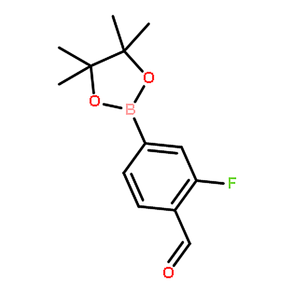 RHAWN 2-Fluoro-4-(4,4,5,5-tetramethyl-1,3,2-dioxaborolan-2-yl)benzaldehyde