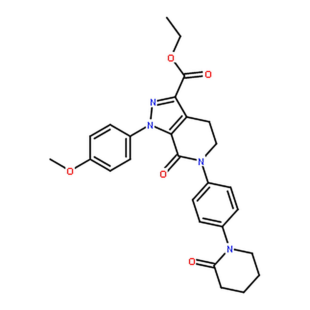 RHAWN Ethyl 1-(4-methoxyphenyl)-7-oxo-6-(4-(2-oxopiperidin-1-yl)phenyl)-4,5,6,7-tetrahydro-1H-pyra