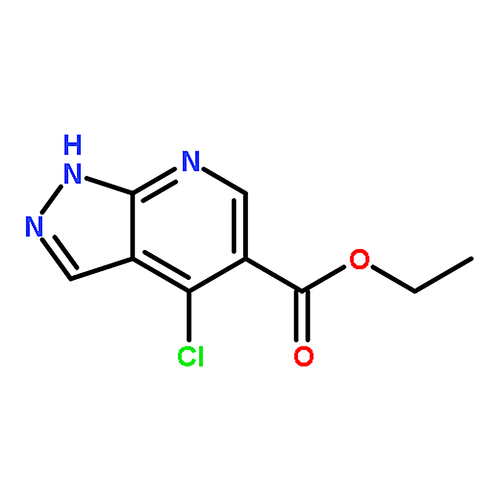 RHAWN ethyl 4-chloro-1H-pyrazolo[3，4-b]pyridine-5-carboxylate