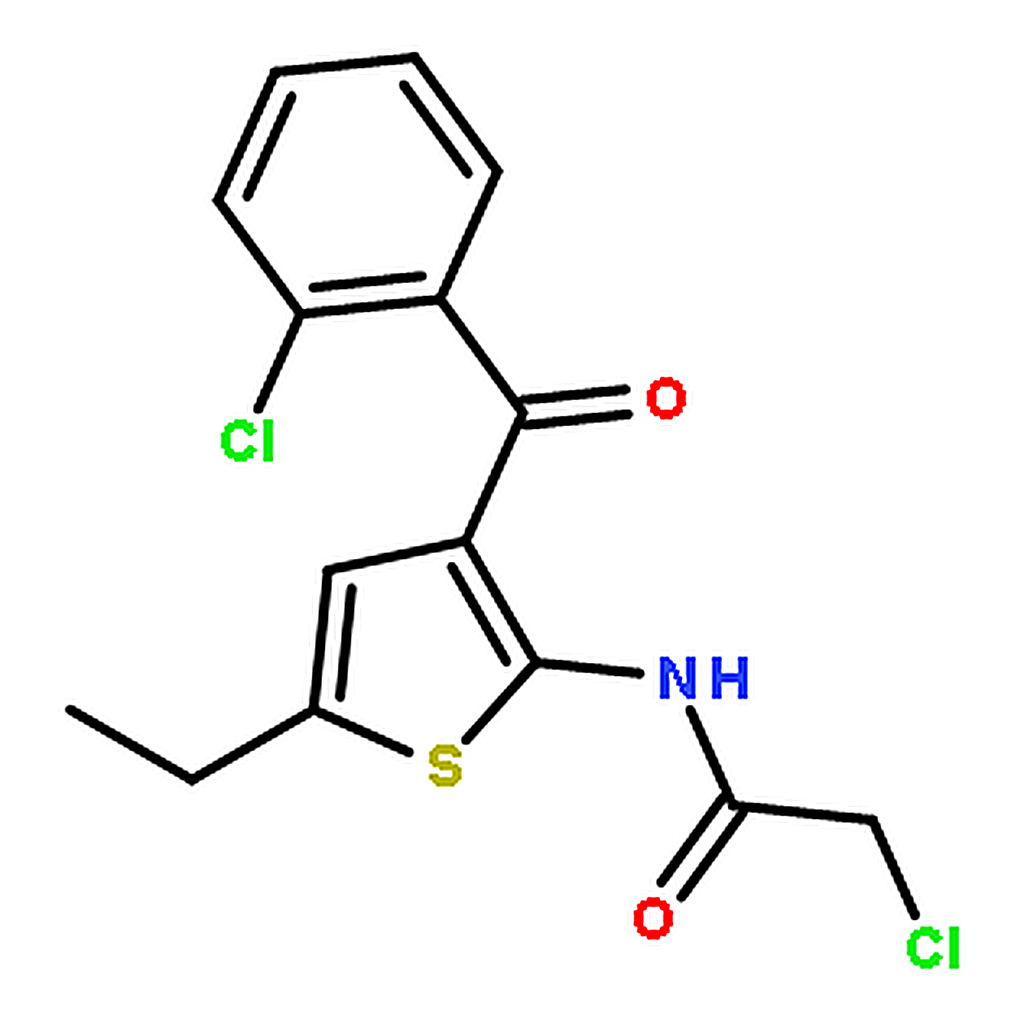 RHAWN 2-Chloro-N-(3-(2-chlorobenzoyl)-5-ethylthiophen-2-yl)acetamide