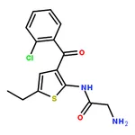 RHAWN 2-Amino-N-(3-(2-chlorobenzoyl)-5-ethylthiophen-2-yl)acetamide