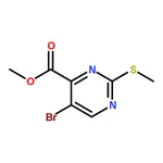 RHAWN Methyl 5-bromo-2-(methylthio)pyrimidine-4-carboxylate