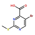 RHAWN 5-Bromo-2-(methylthio)pyrimidine-4-carboxylic acid