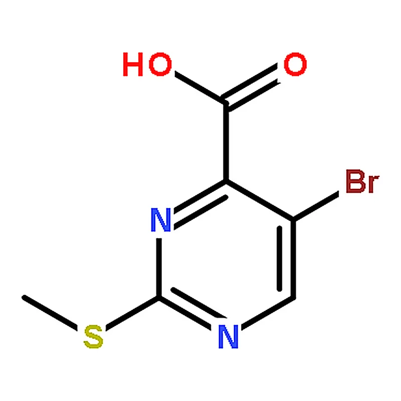 RHAWN 5-Bromo-2-(methylthio)pyrimidine-4-carboxylic acid