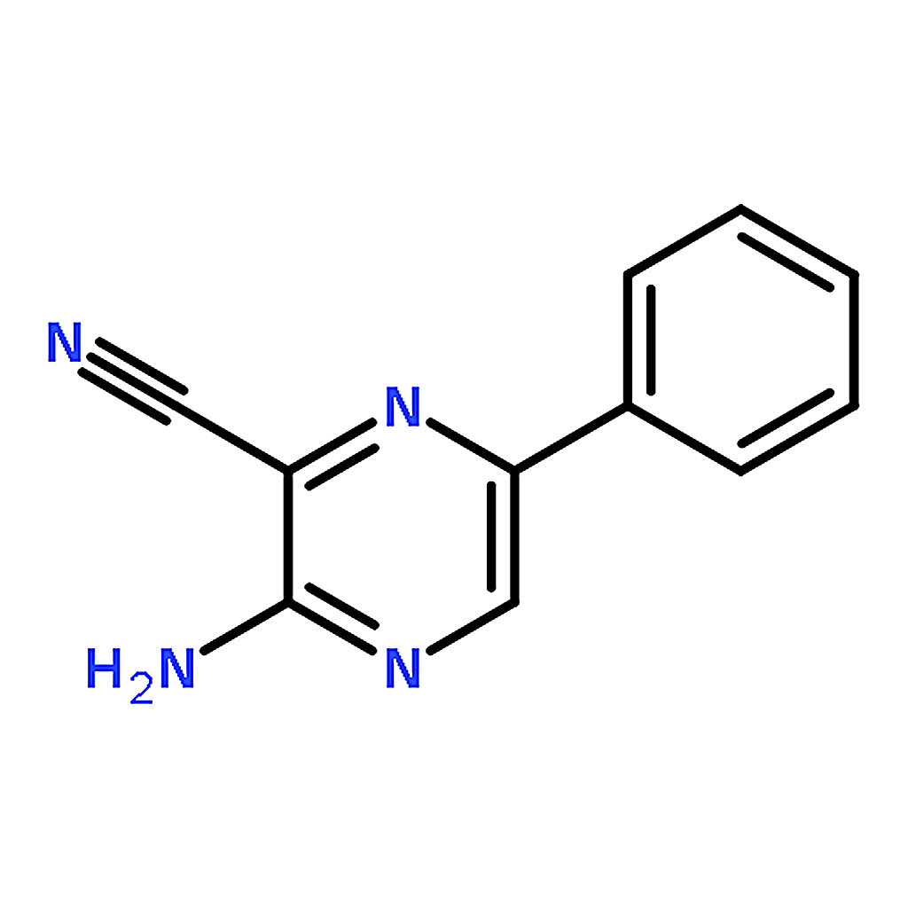 RHAWN 3-Amino-6-phenylpyrazine-2-carbonitrile