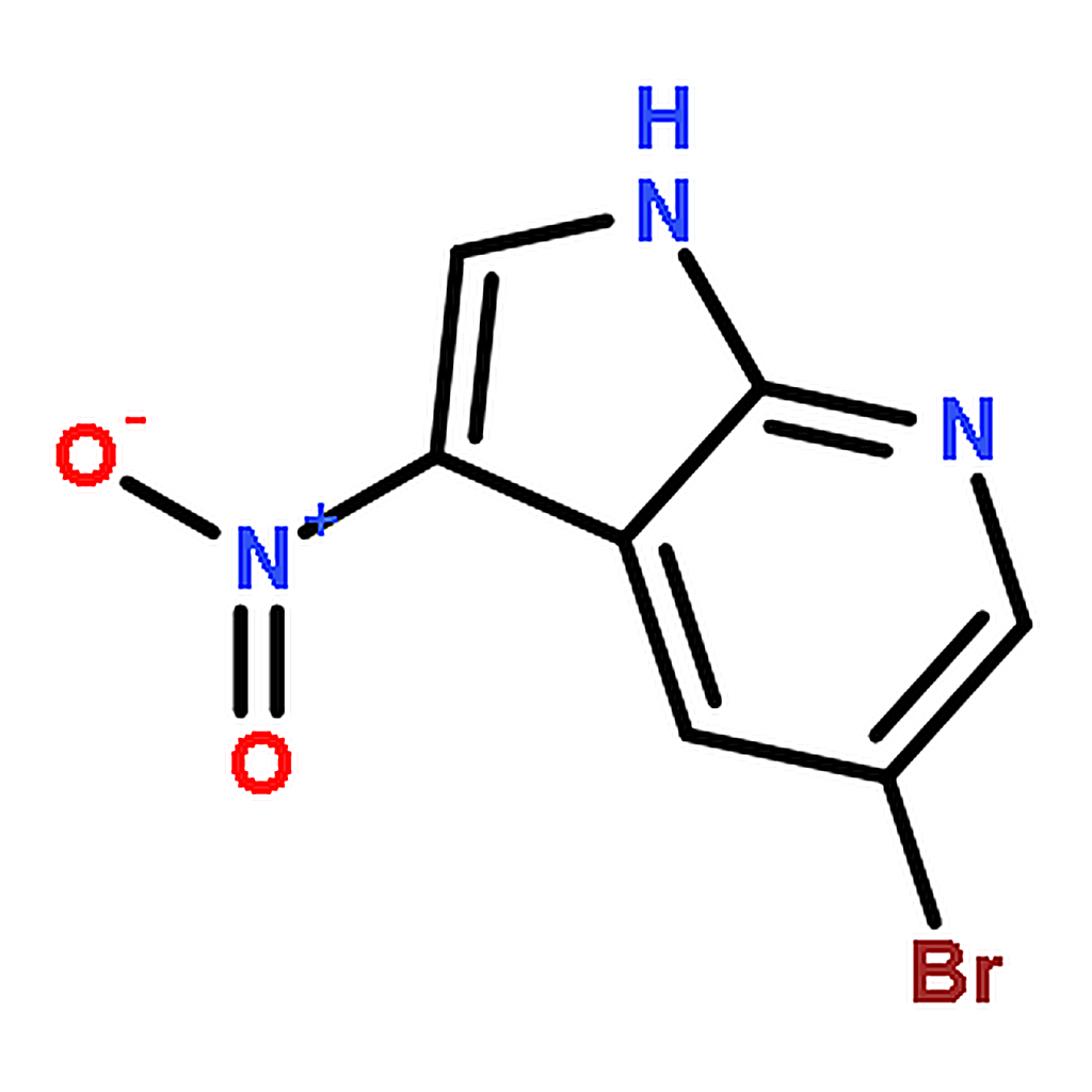 RHAWN 5-Bromo-3-nitro-1H-pyrrolo[2，3-b]pyridine