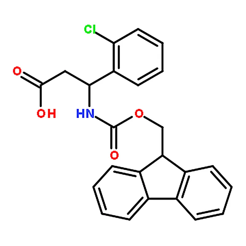 RHAWN (S)-3-((((9H-Fluoren-9-yl)methoxy)carbonyl)amino)-3-(2-chlorophenyl)propanoic acid