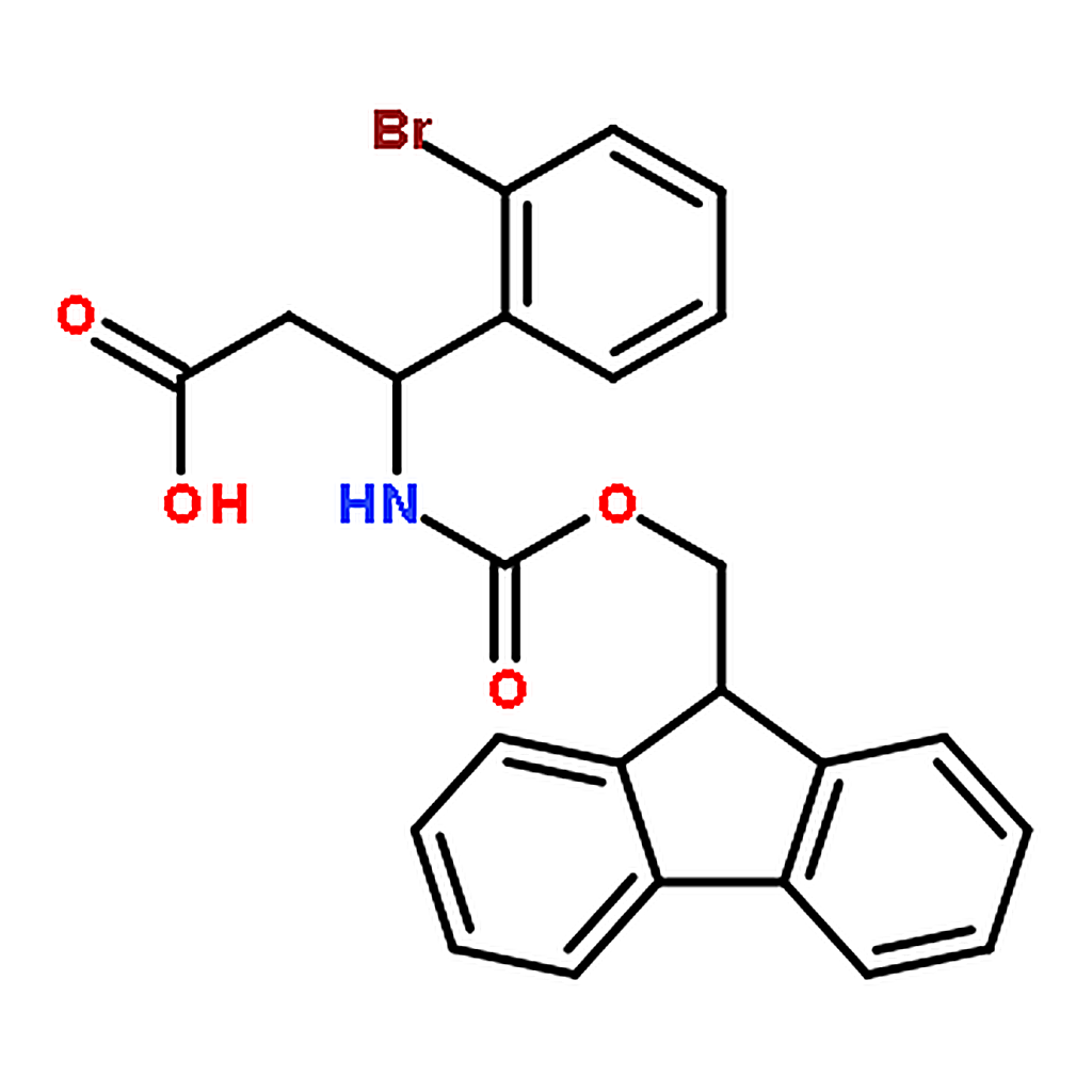 RHAWN (S)-3-((((9H-Fluoren-9-yl)methoxy)carbonyl)amino)-3-(2-bromophenyl)propanoic acid