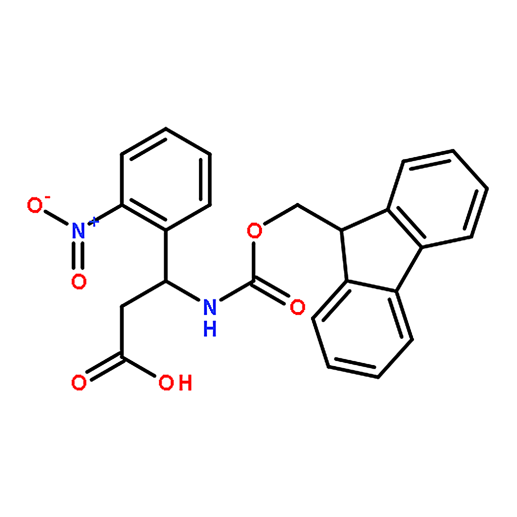 RHAWN (S)-3-((((9H-Fluoren-9-yl)methoxy)carbonyl)amino)-3-(2-nitrophenyl)propanoic acid