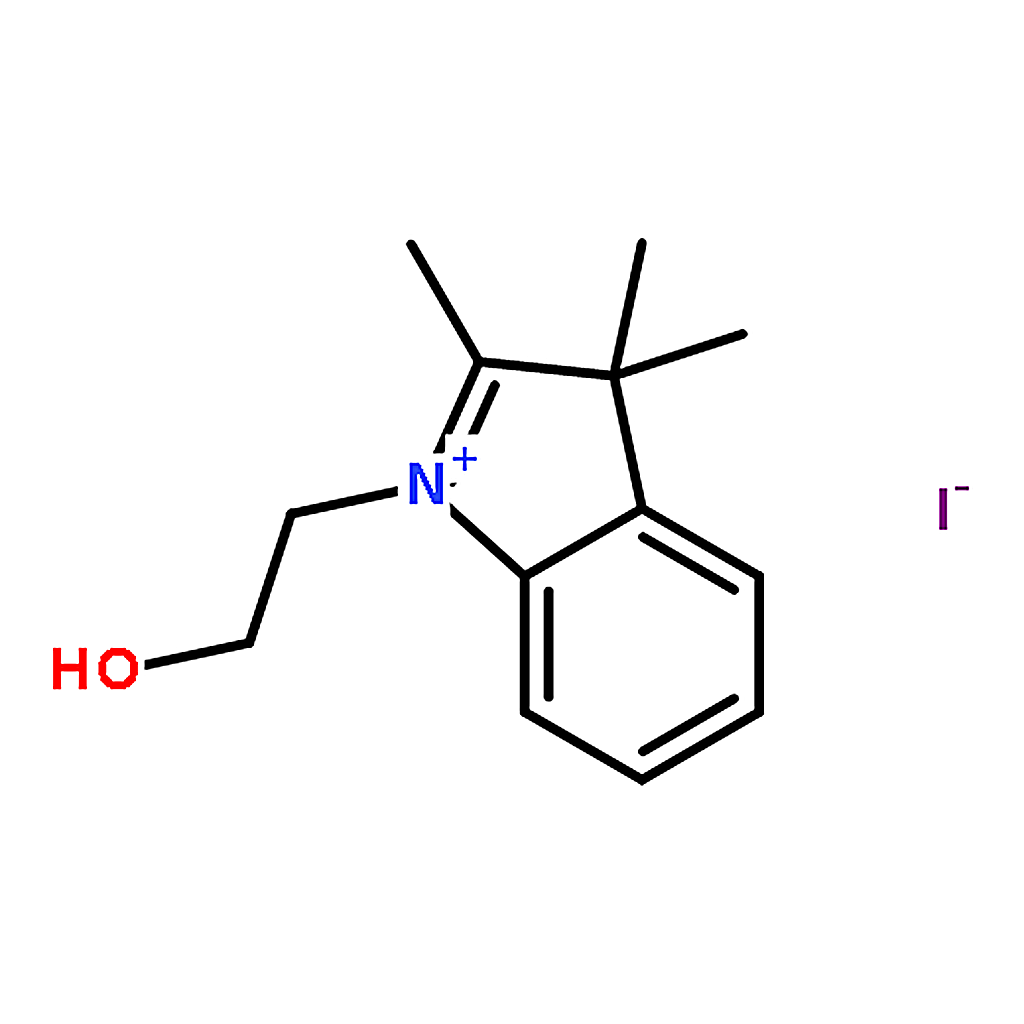 RHAWN 1-(2-Hydroxyethyl)-2，3，3-trimethyl-3H-indolium iodide