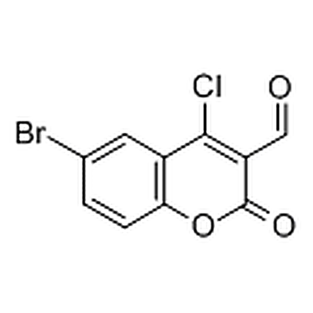 RHAWN 6-Bromo-4-chloro-2-oxo-2H-chromene-3-carbaldehyde
