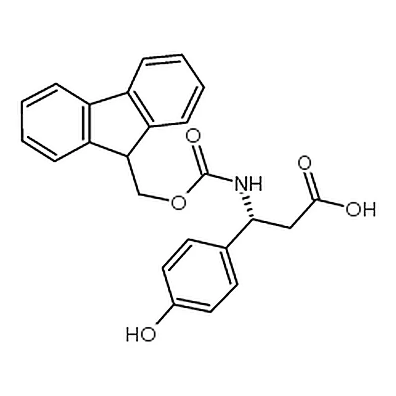 RHAWN (R)-3-((((9H-Fluoren-9-yl)methoxy)carbonyl)amino)-3-(4-hydroxyphenyl)propanoic acid