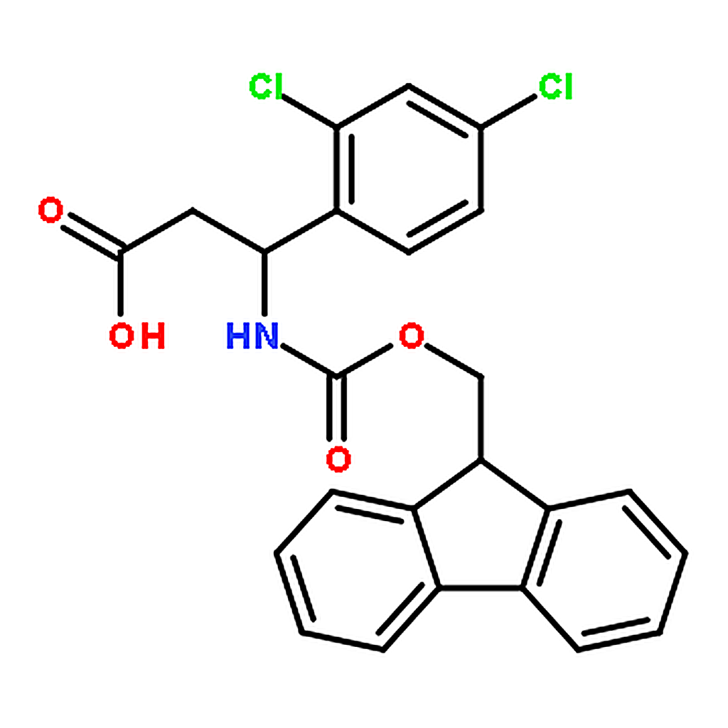 RHAWN (R)-3-((((9H-Fluoren-9-yl)methoxy)carbonyl)amino)-3-(2,4-dichlorophenyl)propanoic acid