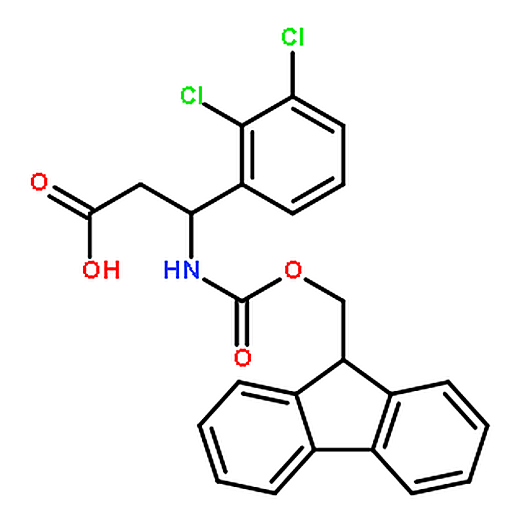 RHAWN (R)-3-((((9H-Fluoren-9-yl)methoxy)carbonyl)amino)-3-(2,3-dichlorophenyl)propanoic acid