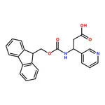 RHAWN (R)-3-((((9H-Fluoren-9-yl)methoxy)carbonyl)amino)-3-(pyridin-3-yl)propanoic acid