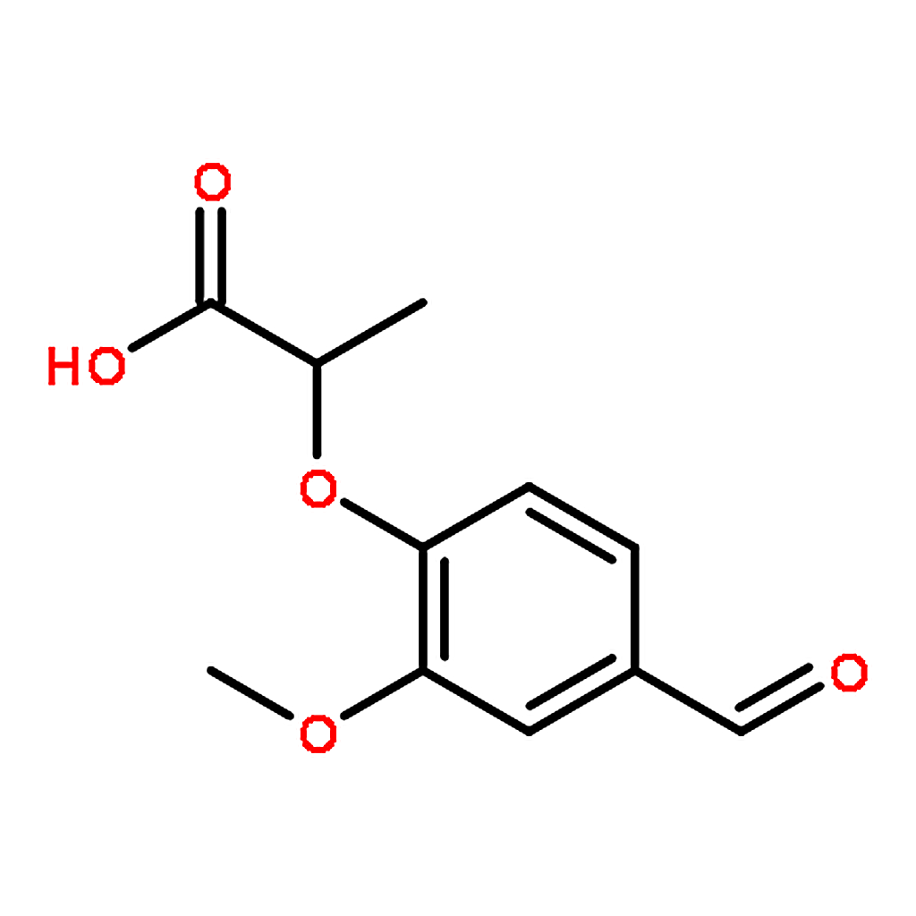 RHAWN 2-(4-Formyl-2-methoxyphenoxy)propanoic acid
