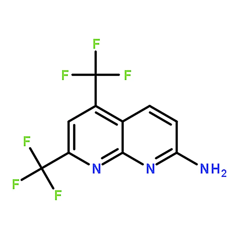 RHAWN 5,7-Bis(trifluoromethyl)-1,8-naphthyridin-2-amine