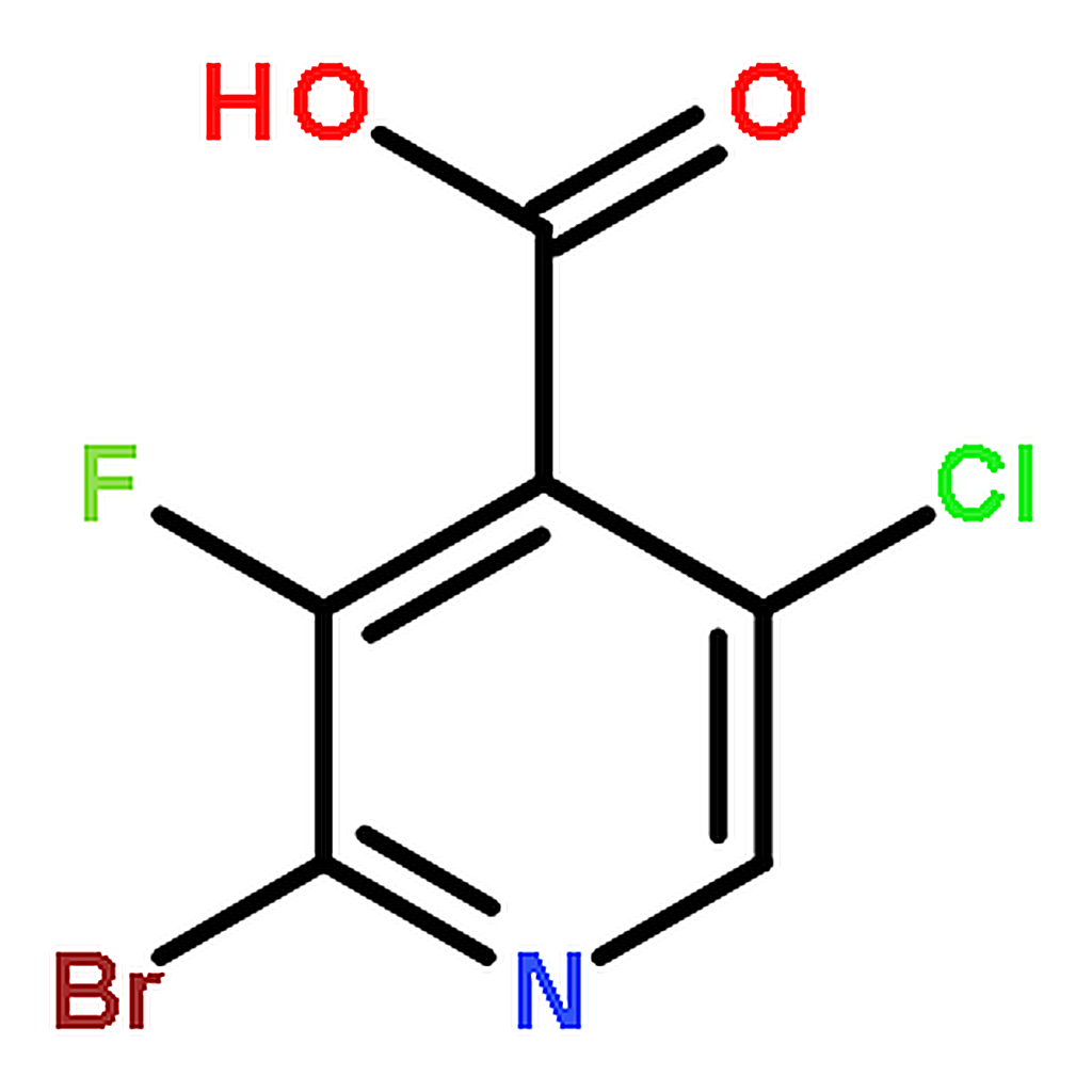RHAWN 2-Bromo-5-chloro-3-fluoroisonicotinic acid