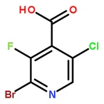 RHAWN 2-Bromo-5-chloro-3-fluoroisonicotinic acid