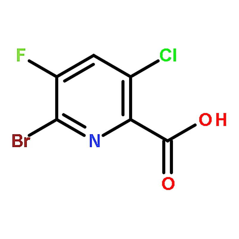RHAWN 6-Bromo-3-chloro-5-fluoropicolinic acid