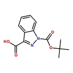 RHAWN 1-(tert-Butoxycarbonyl)-1H-indazole-3-carboxylicacid