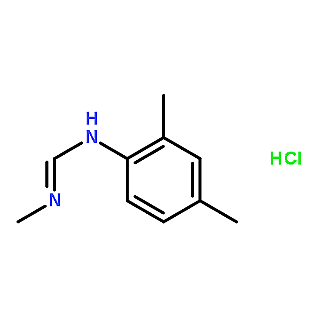 RHAWN N'-(2,4-Dimethylphenyl)-N-methylformimidamide hydrochloride