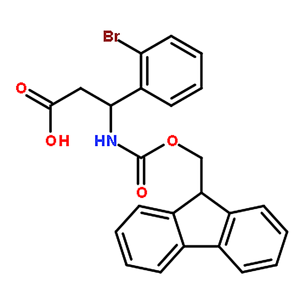 RHAWN (R)-3-((((9H-Fluoren-9-yl)methoxy)carbonyl)amino)-3-(2-bromophenyl)propanoic acid