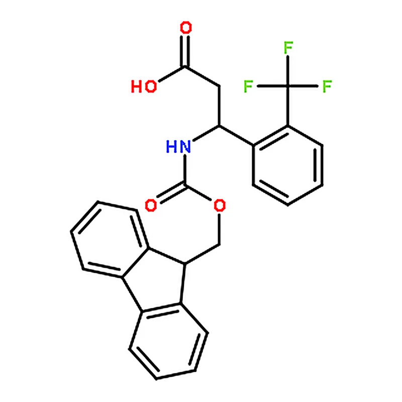 RHAWN (R)-3-((((9H-Fluoren-9-yl)methoxy)carbonyl)amino)-3-(2-(trifluoromethyl)phenyl)propanoic acid