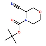 RHAWN tert-Butyl 3-cyanomorpholine-4-carboxylate