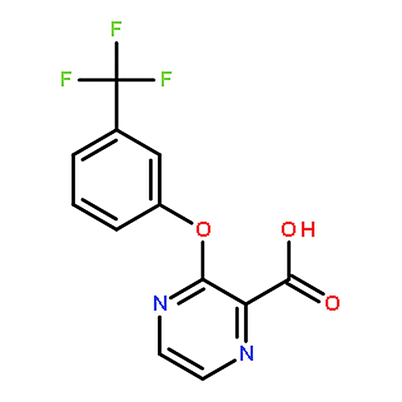 RHAWN 3-(3-(Trifluoromethyl)phenoxy)pyrazine-2-carboxylic acid